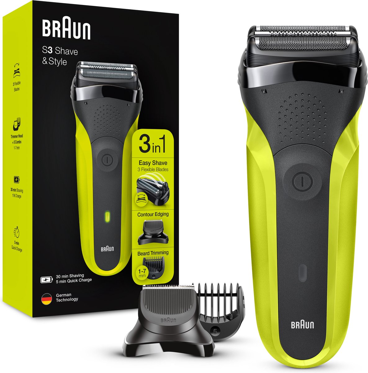 Braun Series 3 300BT Elektrisch Scheerapparaat met - Braun - €61,74
