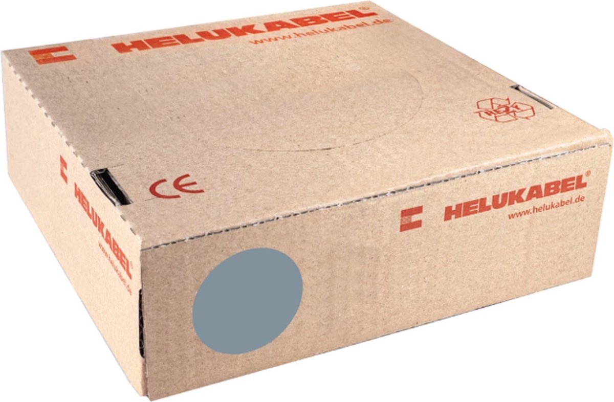Montagedraad VDS 4mm² (H07V-K) 70° grijs - per rol 100 meter (29167)