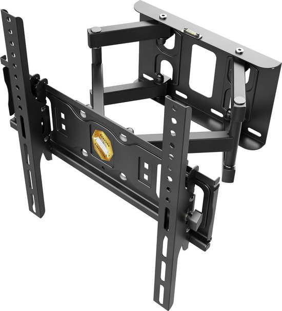RICOO TV Muur-Beugel Draaibaar Kantelbaar 32-60 Inch S2544 (81-152 cm) VESA 200x200-400x400 belastbaar 45kg TV-Houder voor LED LCD Schermen