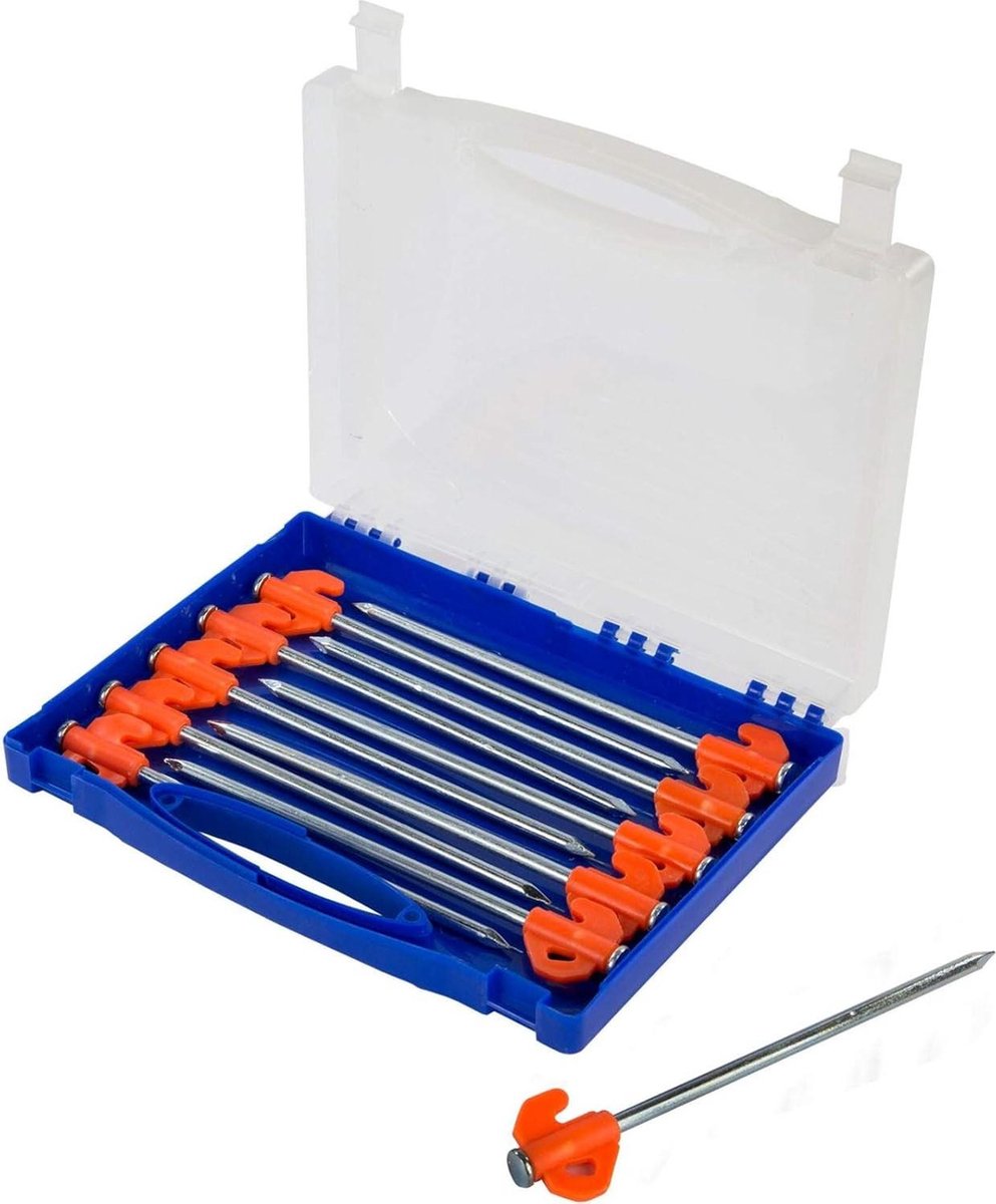 Stenen tentharingen set - 20 stuks met draagtas