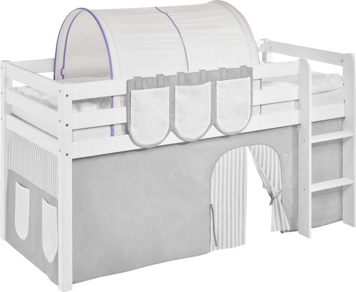 Tunnel Lila Beige voor halfhoogslaper