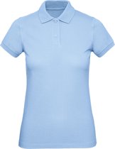 B&C Ladies' organic polo shirt CGPW440 - sky blue - XXL