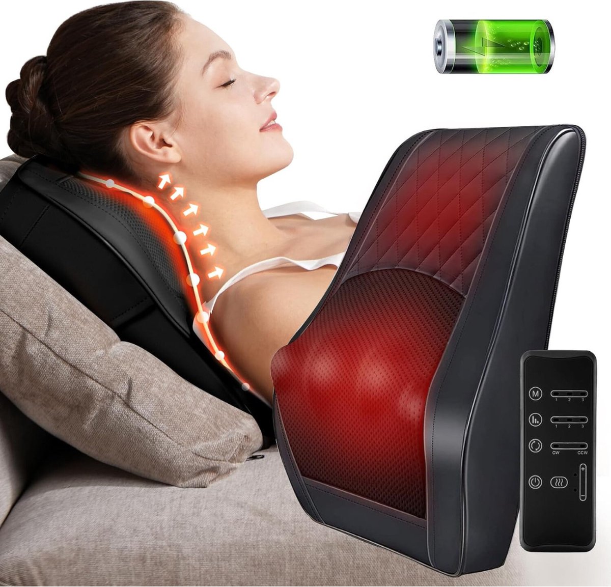 Lexium Store Lexium Nekmassage apparaat Nekmassage Massagekussen Nek massage Nekmassage kussen Massage apparaat Nek en Schouder Massage Apparaat