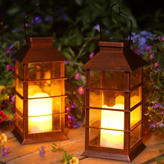 SolarFlame - Waterdichte LED Kaarsen voor Buiten, Zonne-Energie & Vlam