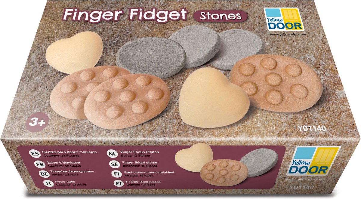 Yellow Door Sensory Stenen Vinger Fidget Stenen