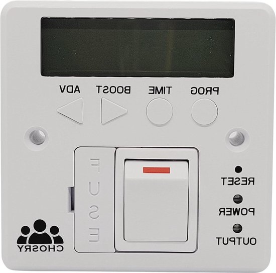 Tijdschakelaar Elektronische Boost-Timer - 24 uur 7 dagen - Digitaal ...
