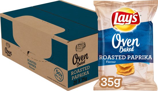 Lay's Oven Baked Paprika - Chips - 20 x 35 gram