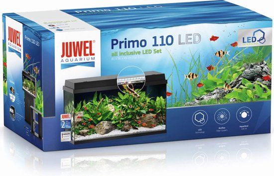 Juwel Aquarium Primo 110 2.0 - Aquaria - 82x37x42 cm Zwart Ca. 110 L