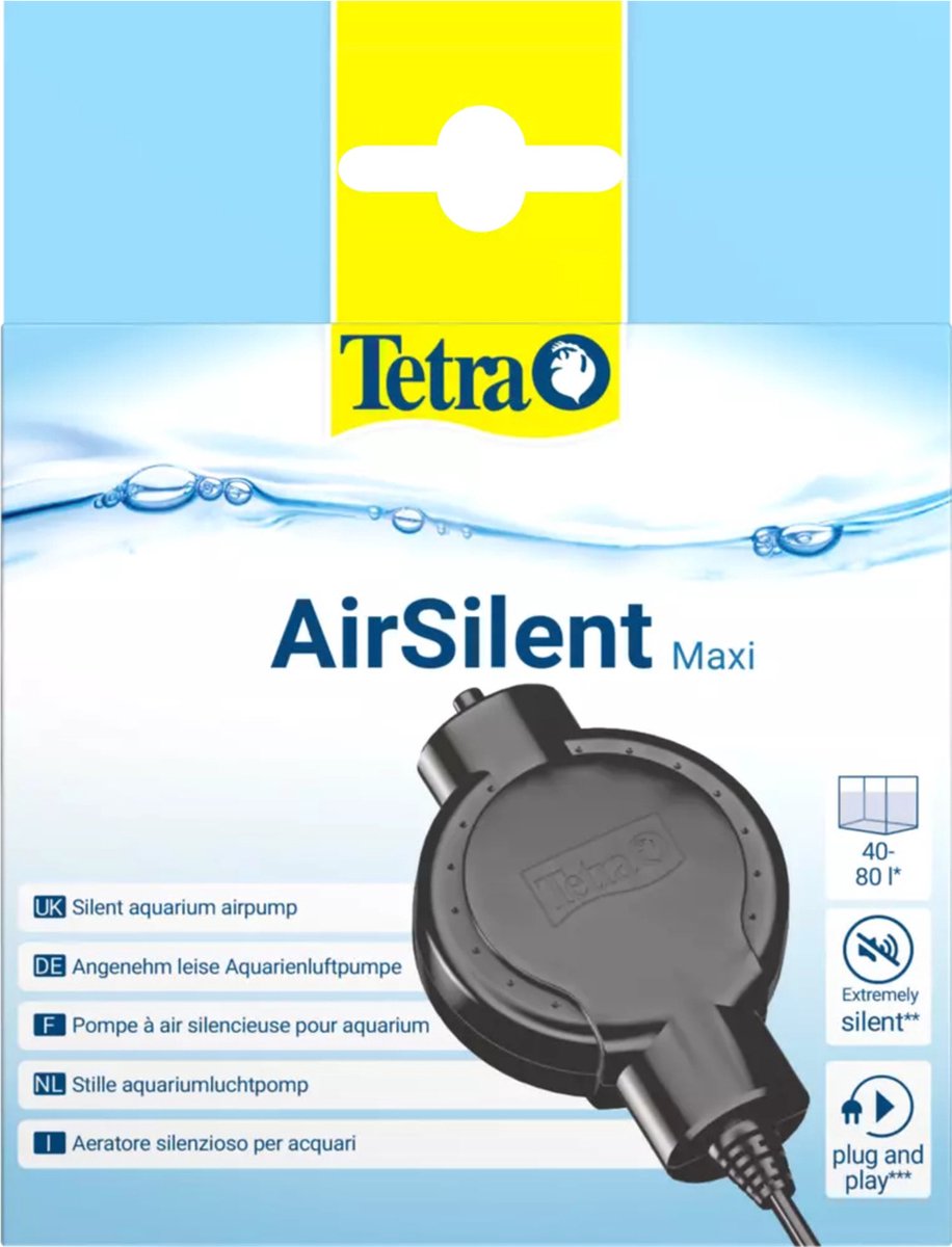 Tetra aquarium luchtpomp - AirSilent - Maxi