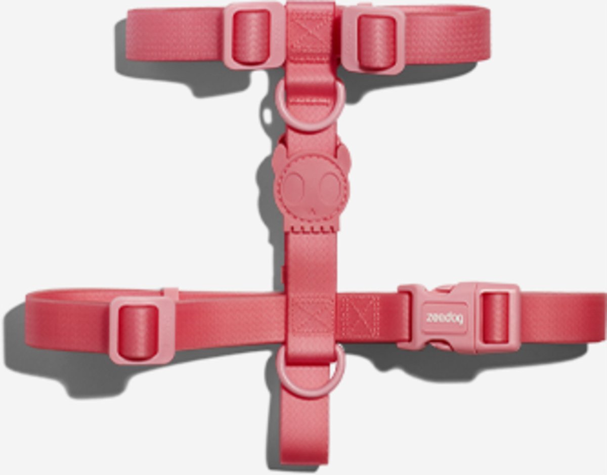 Zee.Dog Neopro Bubblegum H-Harnas Pink - Hondentuig - S