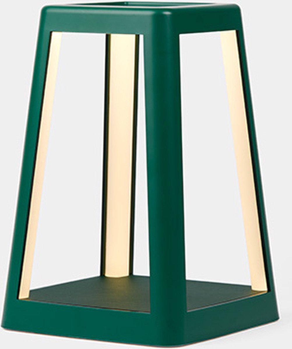Lexon Lantern LED-lamp met oplader draadloos donkergroen LH94DG1