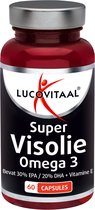 Bol.com Lucovitaal - Super Visolie Omega 3-6 - 60 Capsules - Visolie - Voedingssupplement aanbieding