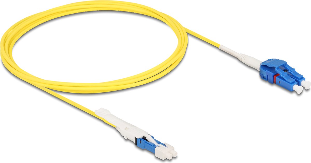 Delock Optical Fiber Cable CS male to LC Duplex singlemode G657A2 / OS2 Uniboot 3 m