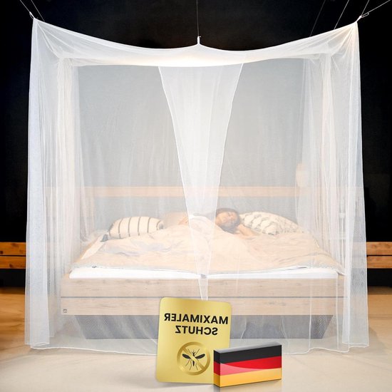 Muggennet voor tweepersoonsbed (65 x 250 x 1250 cm) - Verhoog je slaapcomfort met dit