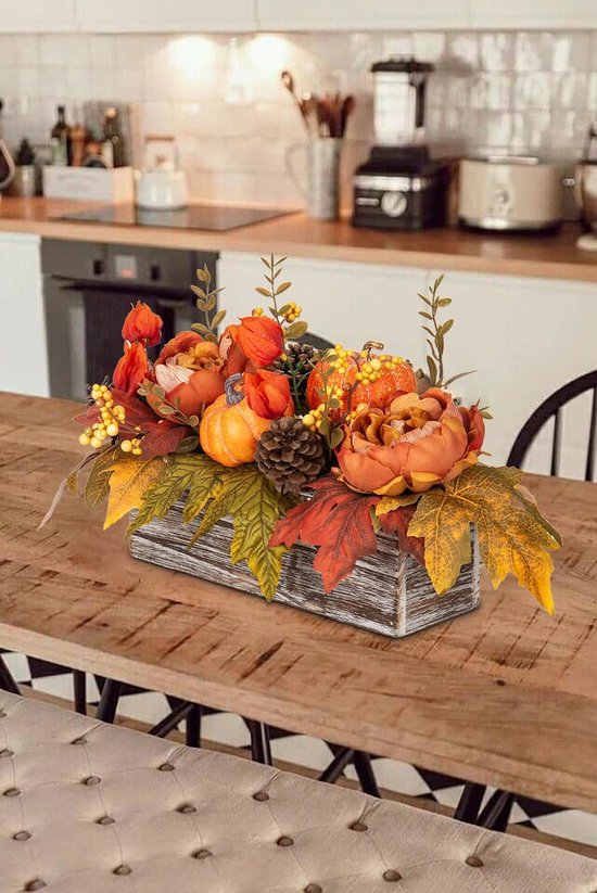300 Confettis Automne - Feuilles D'érable Et Citrouilles - Décoration De Table Fête Thanksgiving Anniversaire