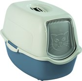 Bol.com Rotho Bailey - Kattenbak - Blauw/Zand aanbieding