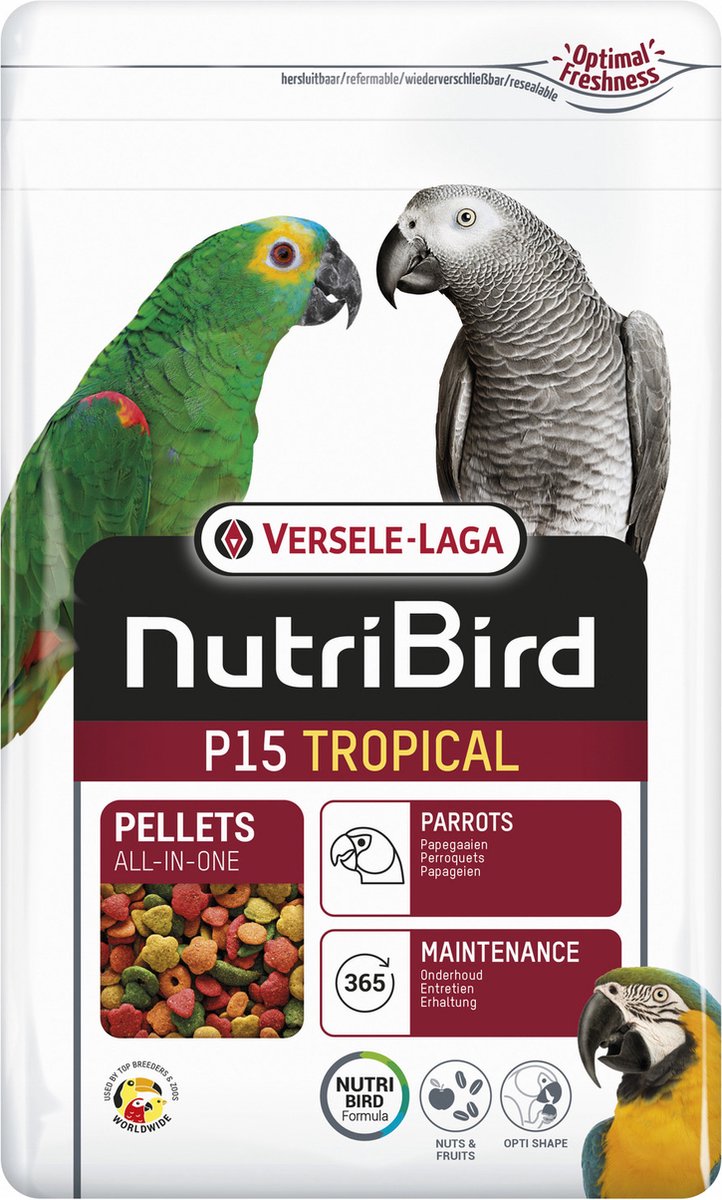 Versele-Laga Nutribird P15 Tropical Papegaai - Vogelvoer - 1 kg