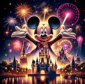 Peinture Diamond Mickey Mouse 50x50 pierres carrées