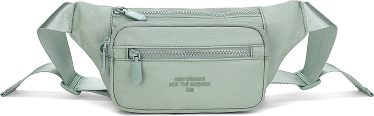 Gudika - Bumbag - Dames Tasje - Heren Tasje - Unisex - Telefoontasje - Heuptas - Heuptasjes - Dames Crossbodytas - Festival tasje - Mint