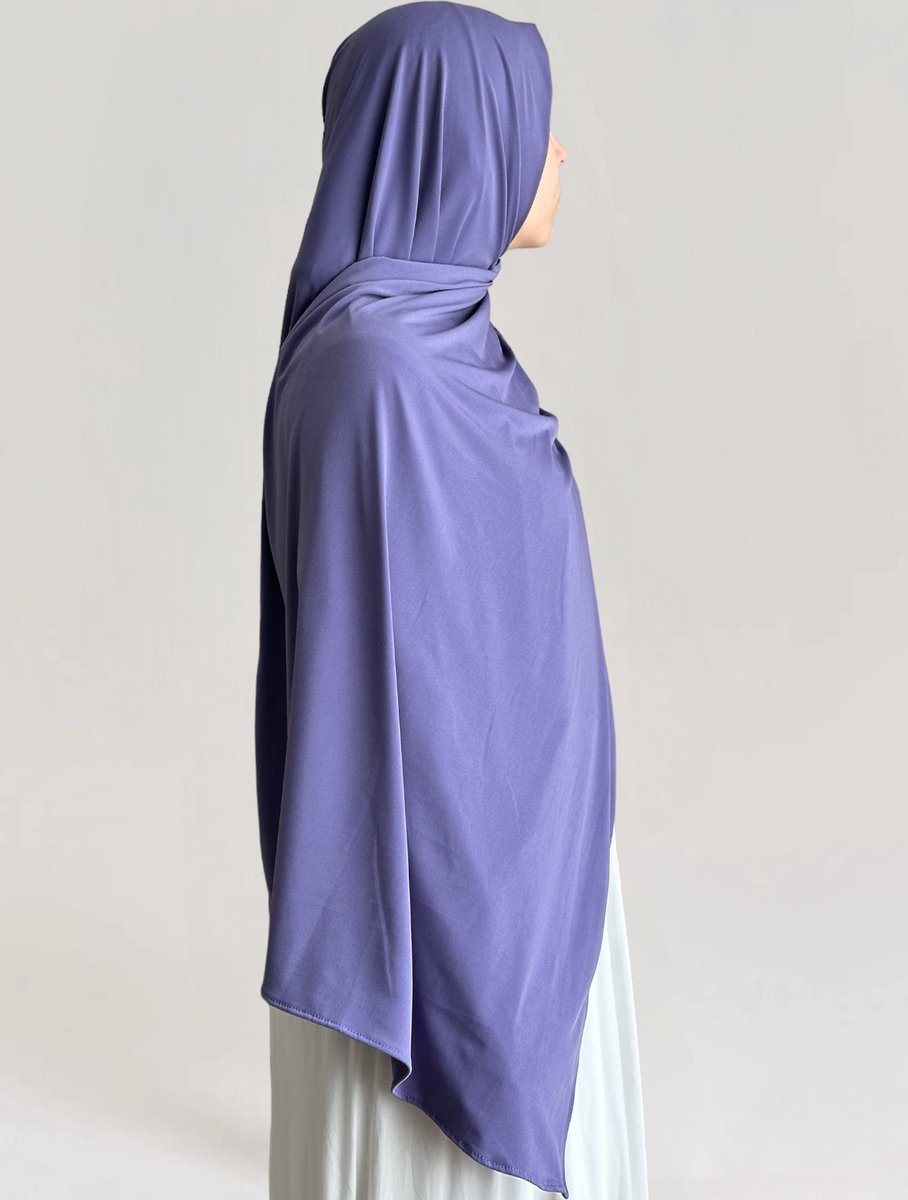 By Dihane - Premium Jersey Hoofddoek - Hijab - Premium - Jersey - Premium Jersey Sjaal - Sjaal- 70x180 cm - Kleur Amethyst