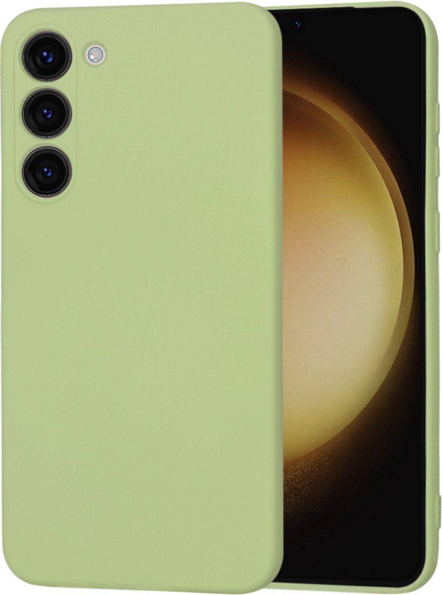 Techsuit Soft Flex Silicone Back Cover hoesje voor Samsung Galaxy S23 Plus - Matcha