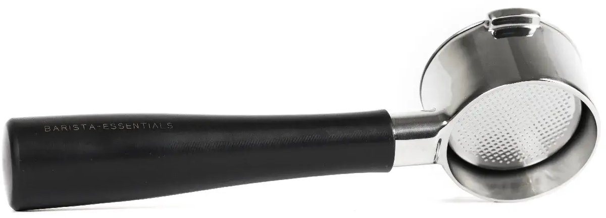 Naked Portafilter - Delonghi Icona Vintage - 51mm - Zwart - RVS - Bodemloze Filterdrager - Portafilter 51mm - Portafilter - Filterdrager - Bottomless Portafilter – Delonghi Koffiemachine – Piston – Espressomachine - Barista Essentials