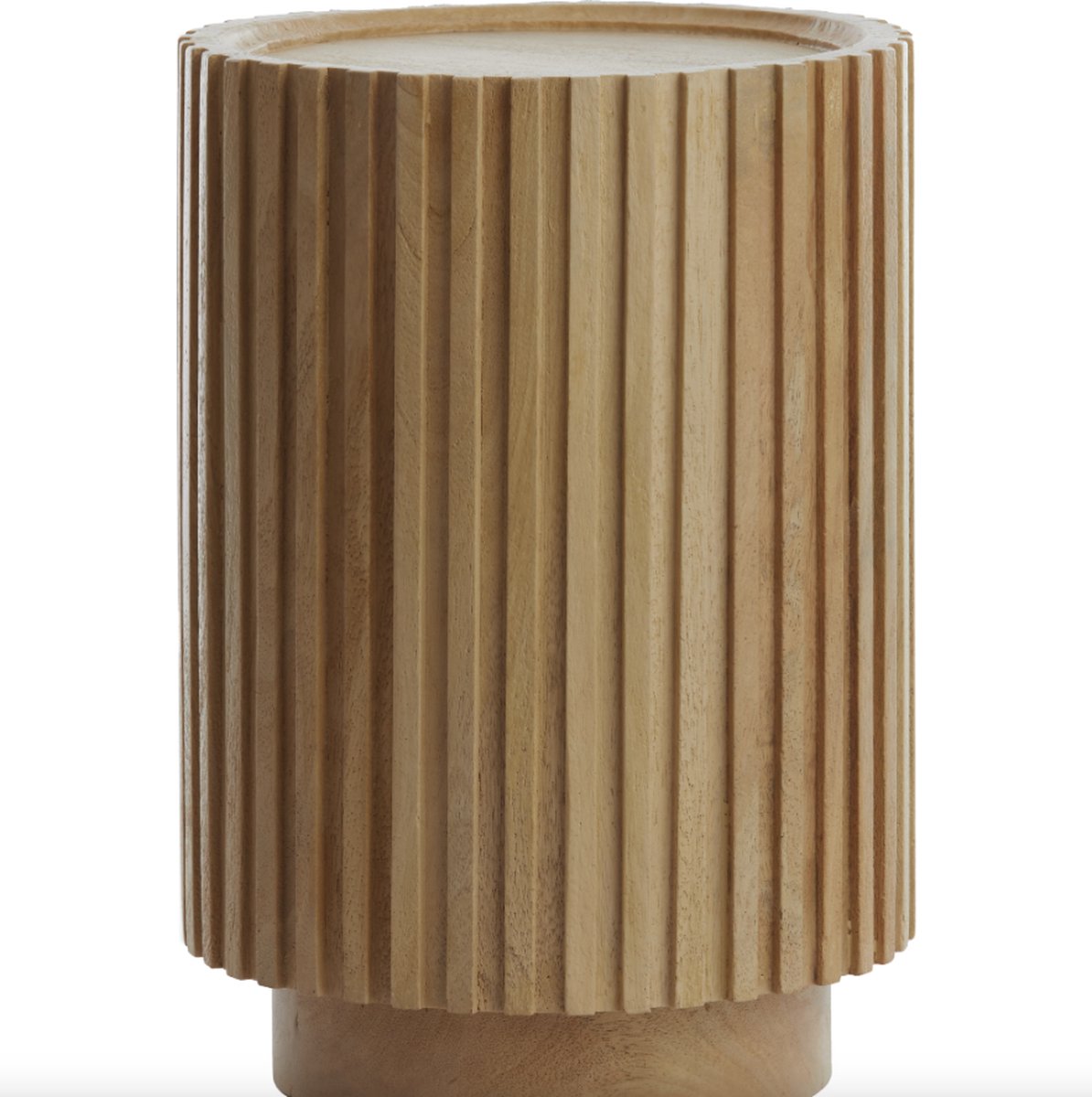 Bijzettafel KIYOSE - Ø33x47cm - Bruin