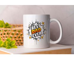 Mok Best dad Ever - cadeau - gift - vader - dad - beste vader ter wereld - verjaardag - vaderdag - best dad in the world - father - liefde - cute
