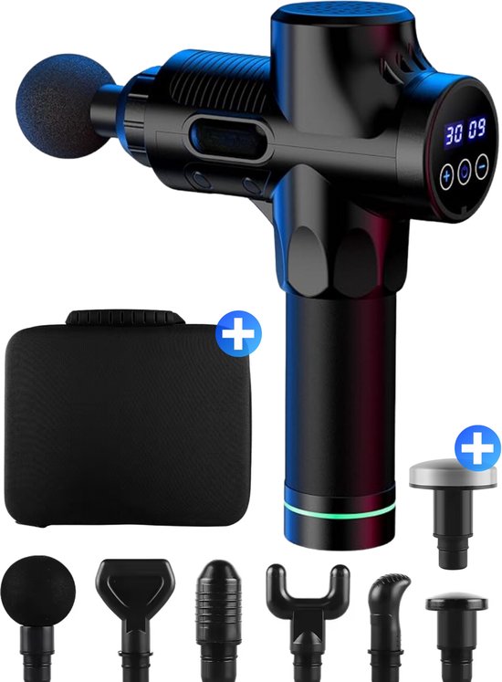 BKlux Massage Gun Draadloos met Warmtekop en 30 Snelheden - BKlux - €59,99