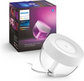 Hue White and Color Ambiance Lampe à poser Iris LED intégrée Contrôle instantané via Bluetooth Contrôle avec l'application ou la voix* Ajoutez un pont Hue Bridge pour débloquer plus de fonctionnalités