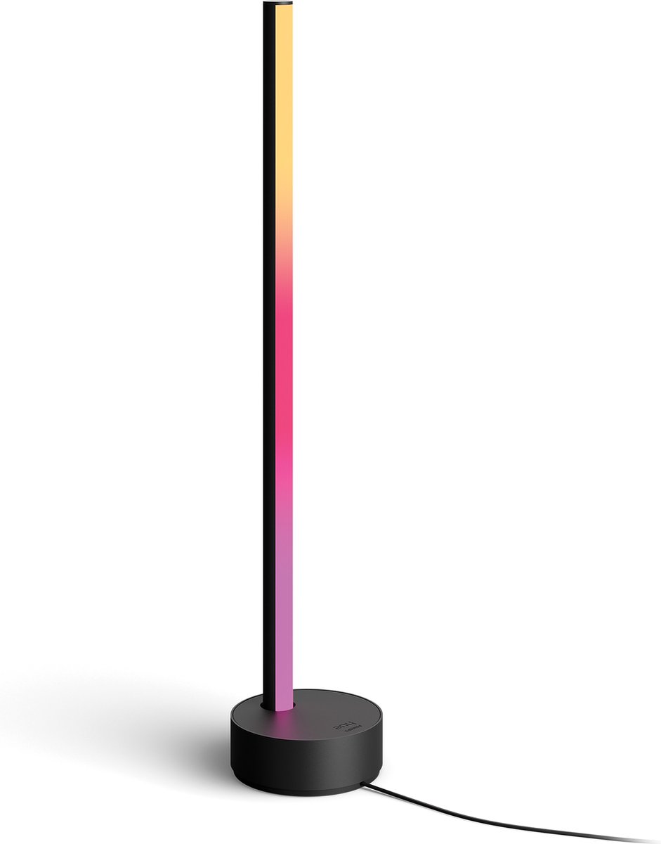 Philips Hue gradient Signe tafellamp - wit en gekleurd licht - zwart — afbeelding 2