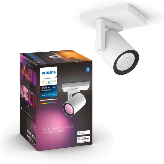 Philips Hue Argenta Opbouwspot White and Color - Wit - 1-spots
