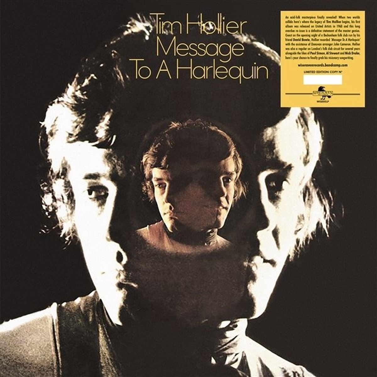 Tim Hollier - Message To A Harlequin (LP)