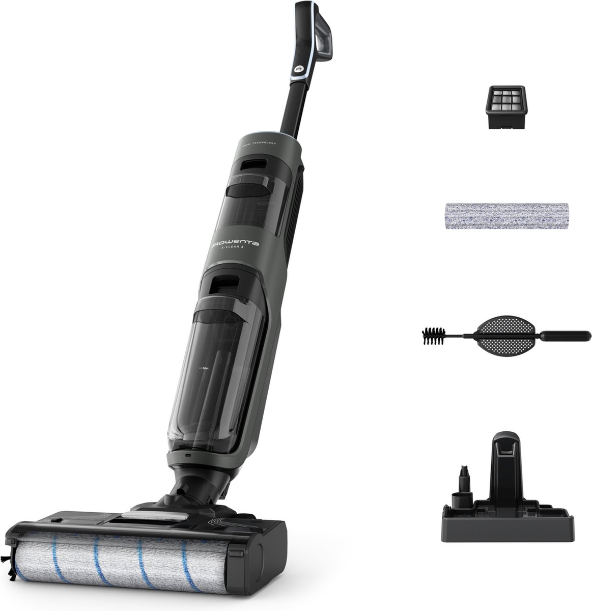 Rowenta Gz5035 X-clean 4 Steelstofzuiger Zwart