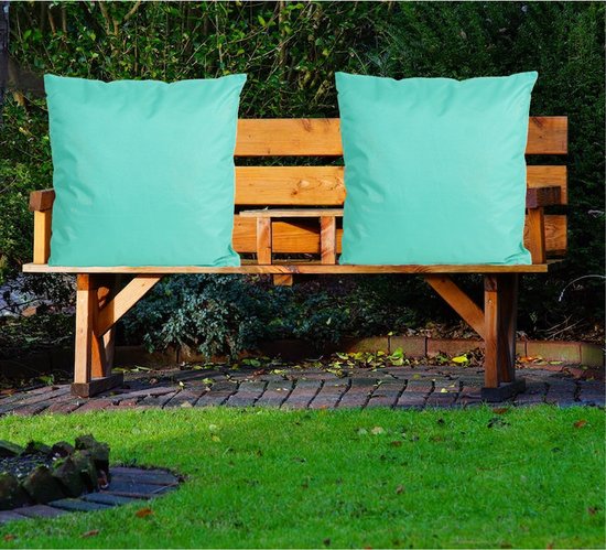 yourGEAR Kauai - XXL hangmat 240x160 cm met kussen | Hoge belastbaarheid 300 kg | smaragd of aqua | katoen | staafhangmat ideaal voor 2 personen | TÜV getest | incl. bevestigingsset