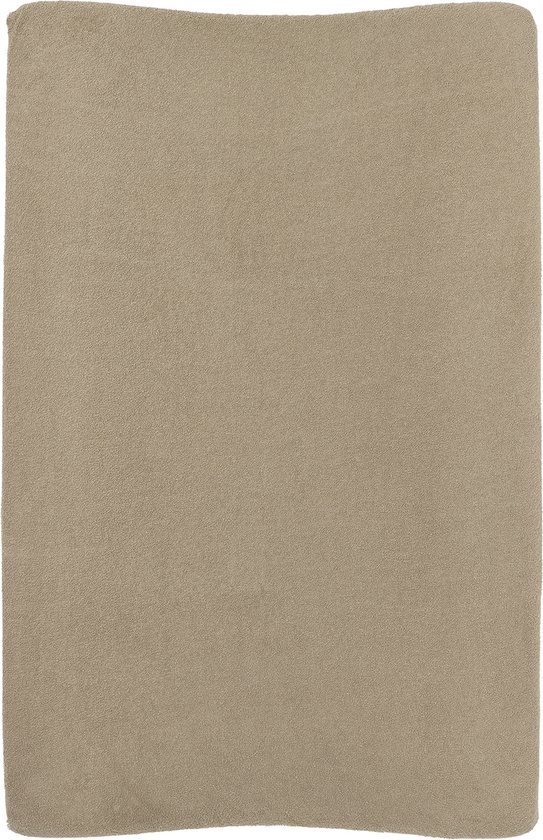 Meyco Baby Uni aankleedkussenhoes - badstof - taupe - 50x70cm — afbeelding 5