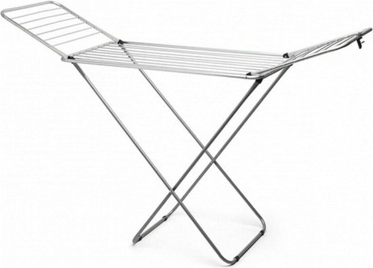 Goedkoopste Wasrek droogrek van aluminium - groen - 177x55x92 cm