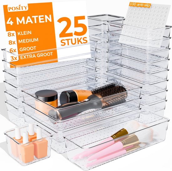 Posity Lade organizer – organizer bakjes voor make up – Make-up Organizer