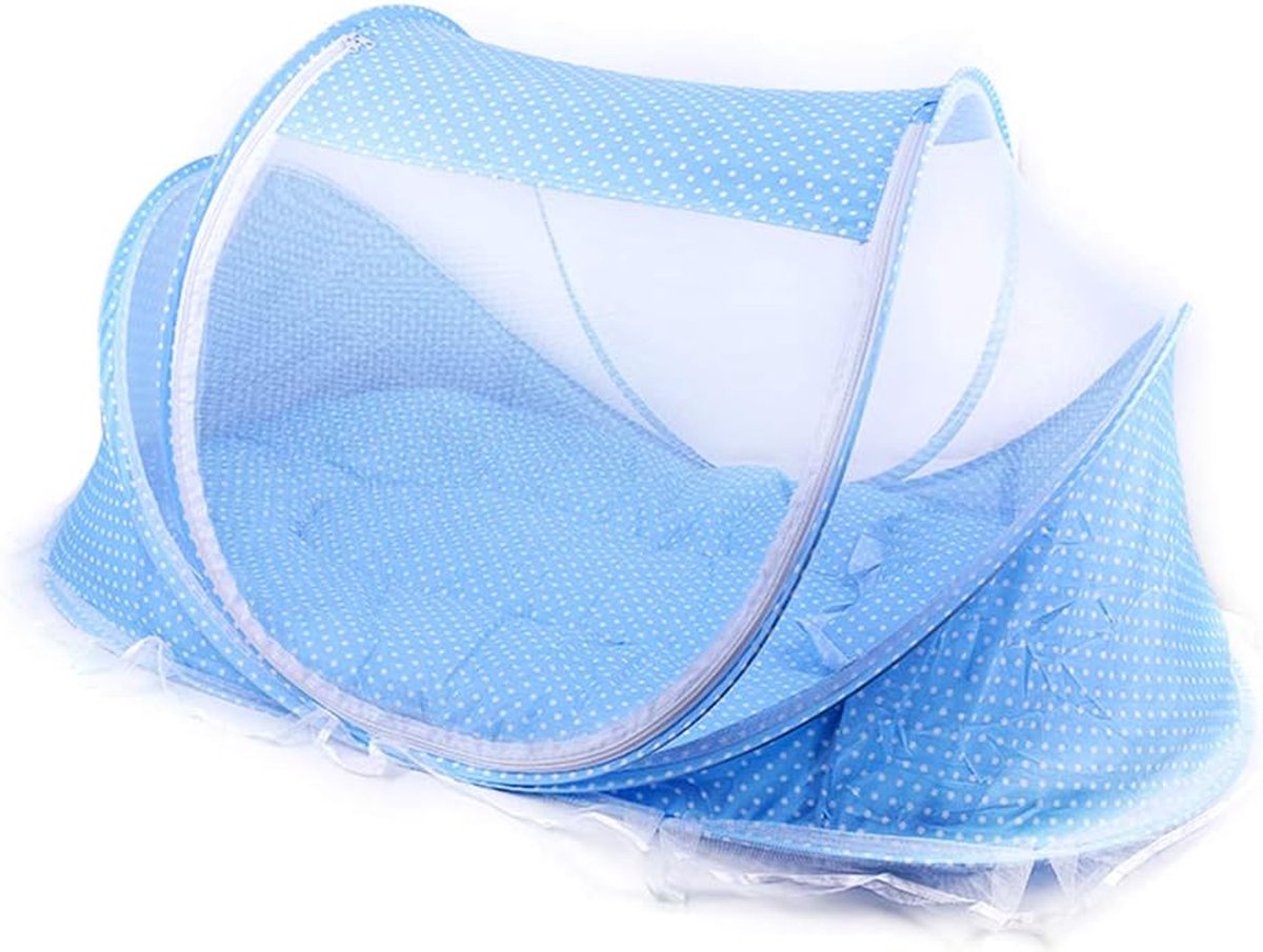 Muskietennet Tent, Draagbaar Opvouwbaar Babybed Muskietennet, Pasgeboren Slaapbed Reisbed voor Baby's en Kinderen