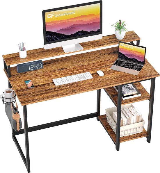 Nedis ergonomische monitor standaard/verhoger | zwart