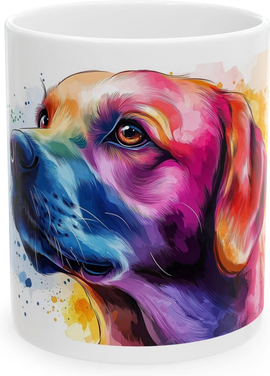 Mok Labrador Retreiver aquarel - Koken & Tafelen Servies Kopjes & mokken, Hond Mok, Hondenliefhebber Cadeau, Koffie Thee Mok, Cadeau Idee