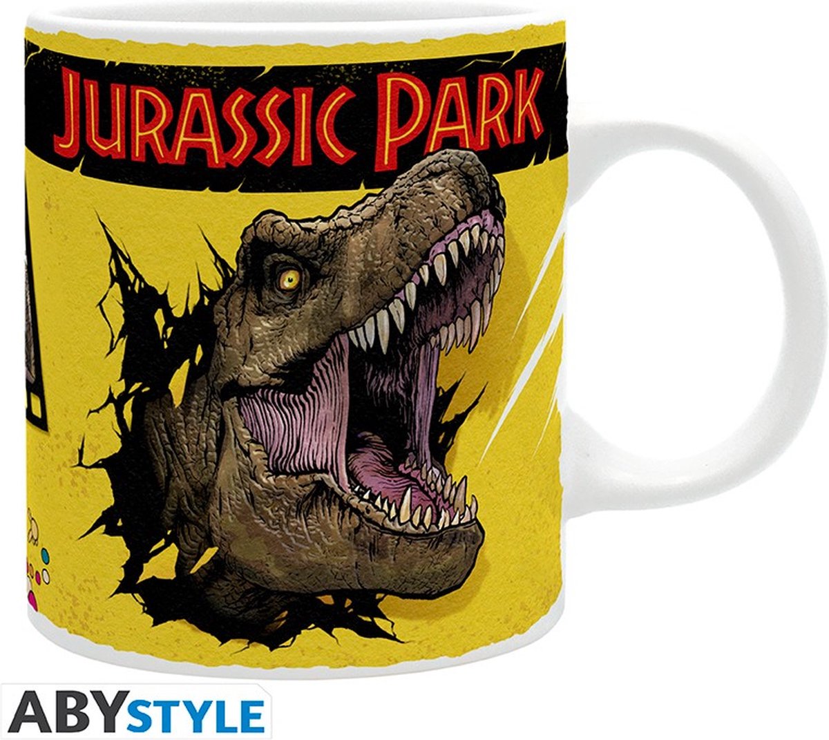 Jurassic Park T-Rex Unisex Kop - meerkleurig - Standard