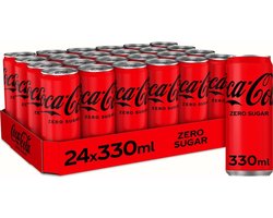 Coca Cola Zero 24x 33CL Long Can