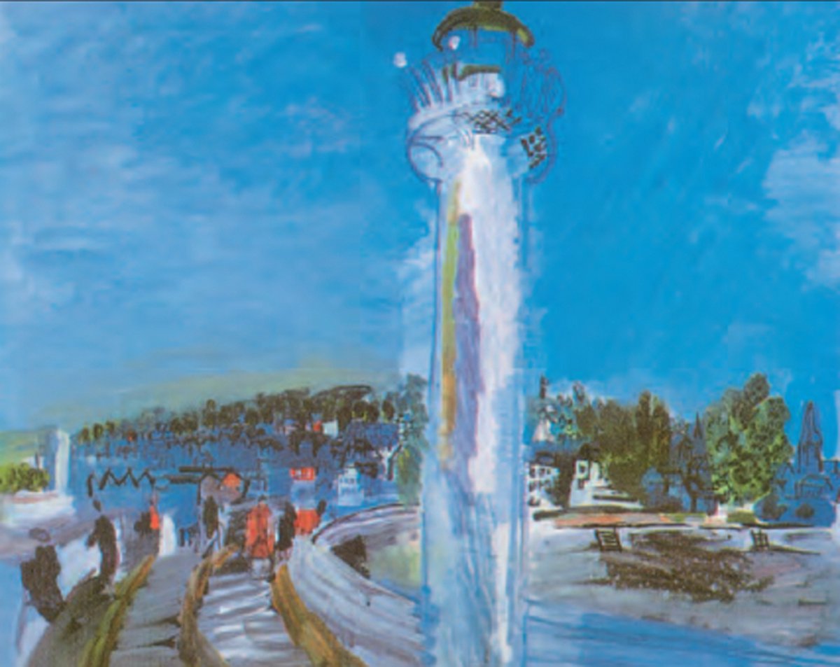 Catch Projecten Raoul Dufy - Steiger en pier - Kunstposter - 60x80 cm Multicolor