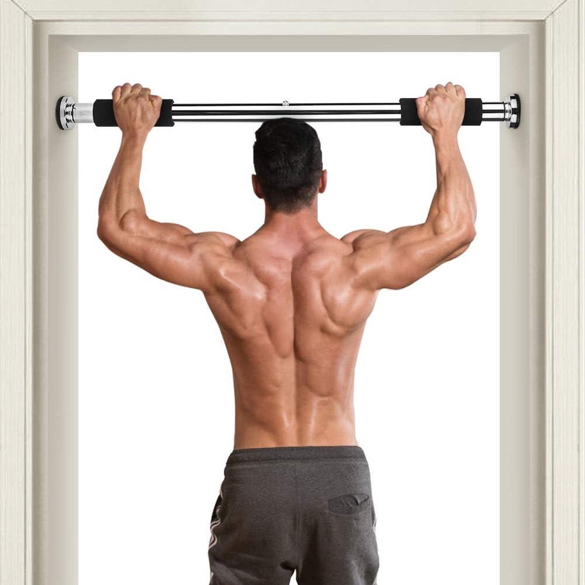 Optrekstang Voor Wandmontage, Pull-up Body Workout Trainer Voor Thuis - 8