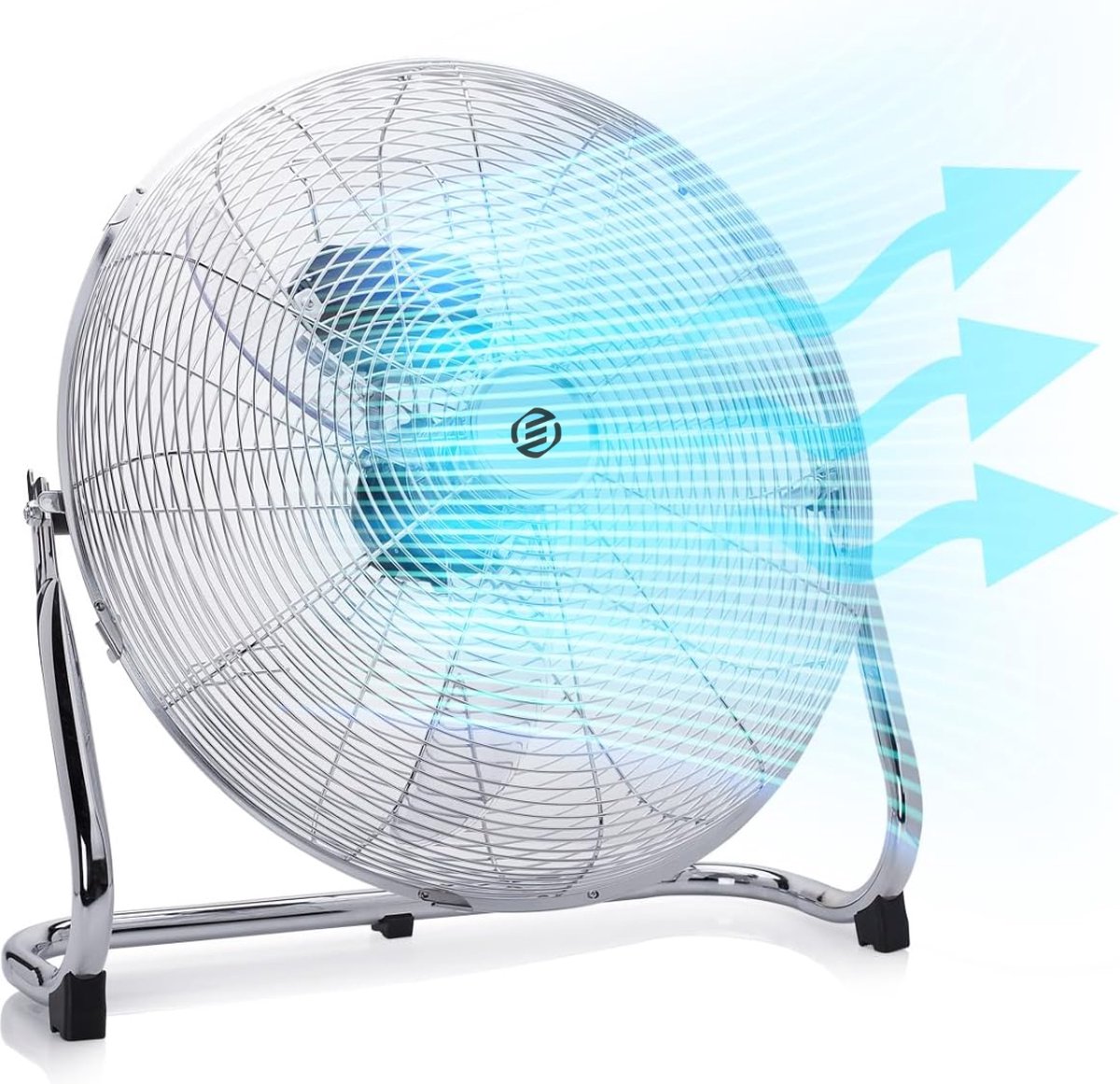 Equivera Vloerventilator - Tafelventilator - Kantelbaar - Meerdere Snelheden - Premium