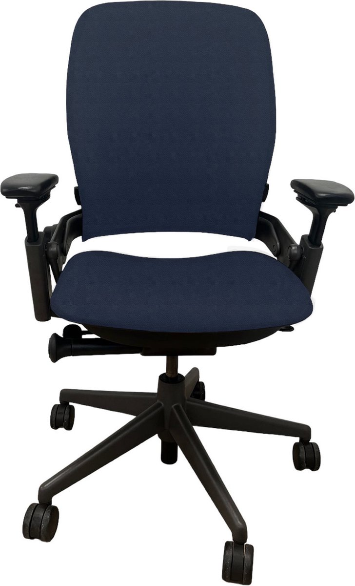 Steelcase Leap V2 Full Option blauw ergonomische bureaustoel 5 jaar garantie