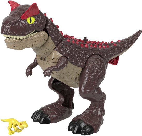 Imaginext Jurassic World™ Carnotaurus Puntige Aanvalsfiguur Bruin — afbeelding 4