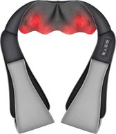 4D Shiatsu Nekmassageapparaat Met Warmte - Elektrisch Massageapparaat Voor Nek - Schouders En Rug - Ideaal Voor Thuis En Kantoor - Perfect Cadeau Voor Mannen