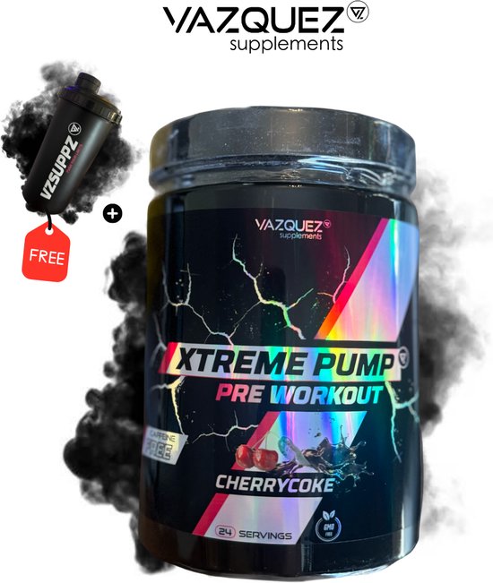 Foto: Xtreme pump pre workout caffe ne vrij om s avonds te nemen bij training pump cherrycola pre workout cafe ne vrij stim free voor training l citrulline geen cafe ne